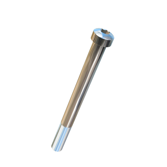 Titanium 1/2-20 X 5-1/2 UNF Fillister Head, Socket Drive,  Allied Titanium Cap Screw