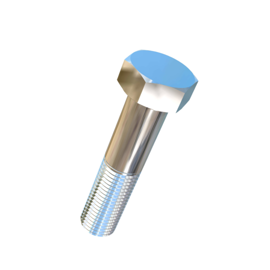 Titanium 2-4.5 X 8-3/4 inch UNC Allied Titanium Hex Head Bolt (No Dimple)