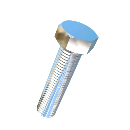 Titanium 3/4-10 X 3-1/8 inch UNC Fully Threaded Allied Titanium Hex Head Bolt (No Dimple)