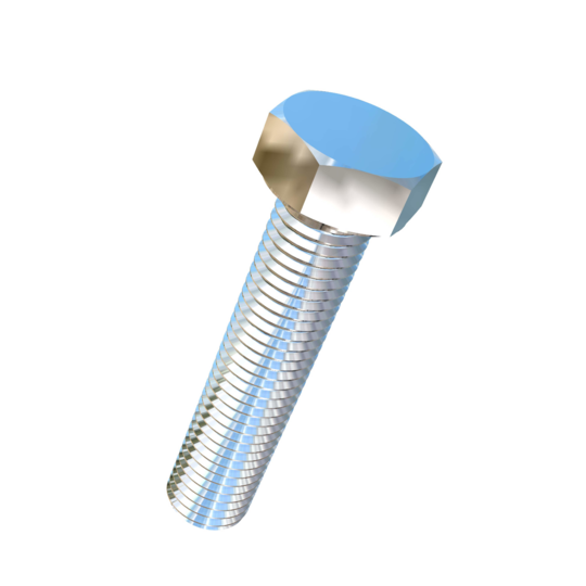 Titanium 3/4-10 X 3-3/8 inch UNC Fully Threaded Allied Titanium Hex Head Bolt (No Dimple)