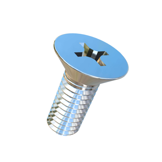 Titanium 3/8-16 X 1 UNC Flat Head, Phillips Drive, Allied Titanium Machine Screw with 0.75 inch head diameter