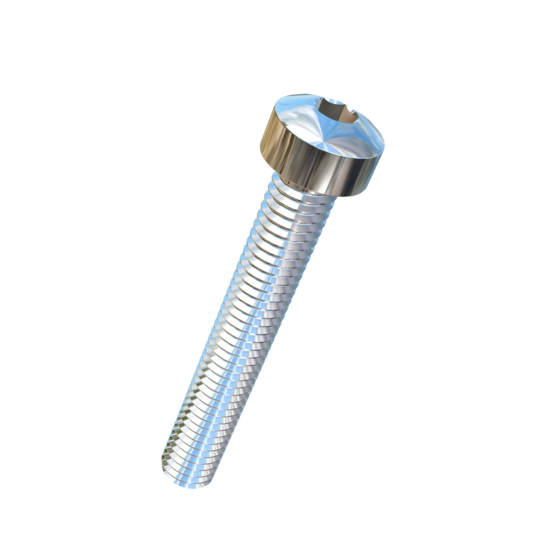 Titanium 3/8-16 X 2-1/2 UNC Fillister Head, Socket Drive,  Allied Titanium Machine Screw