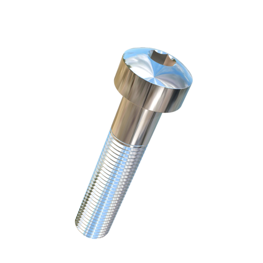 Titanium 3/8-24 X 1-3/4 UNF Fillister Head, Socket Drive,  Allied Titanium Cap Screw