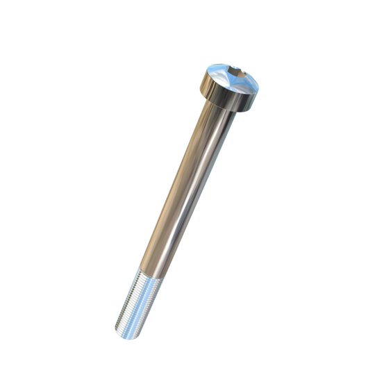 Titanium 3/8-24 X 4 UNF Fillister Head, Socket Drive,  Allied Titanium Cap Screw