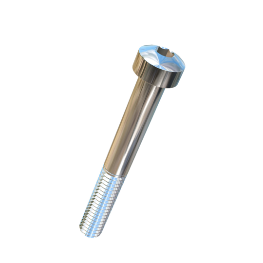 Titanium 5/16-18 X 2-1/2 UNC Fillister Head, Socket Drive, Allied Titanium Cap Screw