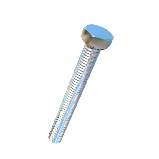 Titanium 5/16-18 X 2-5/8 inch UNC Fully Threaded Allied Titanium Hex Head Bolt (No Dimple)