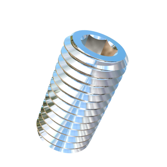 Titanium 5/8-11 X 1-1/4 inch UNC Allied Titanium Set Screw, Socket Drive with Cup Point