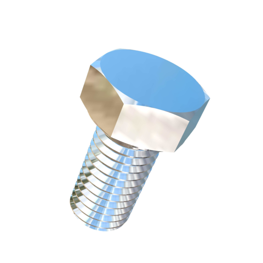 Titanium 5/8-11 X 1-1/4 inch UNC Fully Threaded Allied Titanium Hex Head Bolt (No Dimple)