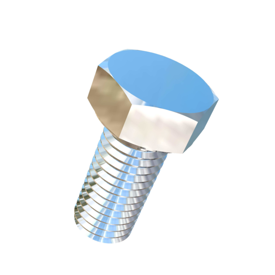 Titanium 5/8-11 X 1-3/8 inch UNC Fully Threaded Allied Titanium Hex Head Bolt (No Dimple)