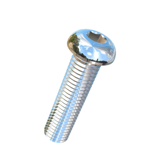 Titanium 5/8-11 X 2-1/2 UNC Button Head Socket Drive Allied Titanium Machine Screw