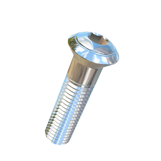 Titanium 5/8-11 X 2-1/2 UNC Oval Head, Socket Drive,  Allied Titanium Cap Screw