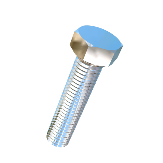 Titanium 5/8-11 X 2-3/4 inch UNC Fully Threaded Allied Titanium Hex Head Bolt (No Dimple)