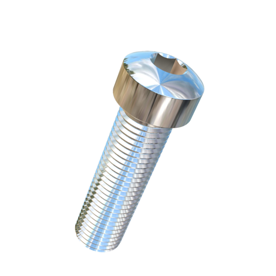 Titanium 7/16-20 X 1-1/2 UNF Fillister Head, Socket Drive,  Allied Titanium Machine Screw