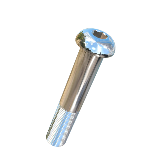 Titanium 7/8-14 X 4-3/4 UNF Button Head Socket Drive Allied Titanium Cap Screw