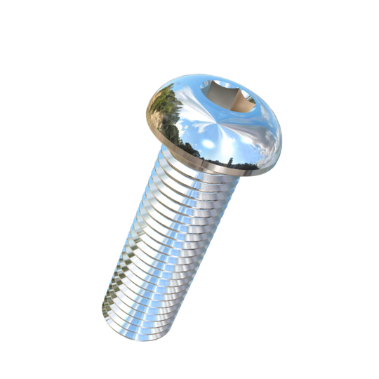 Titanium 7/8-9 X 2-3/4 UNC Button Head Socket Drive Allied Titanium Machine Screw