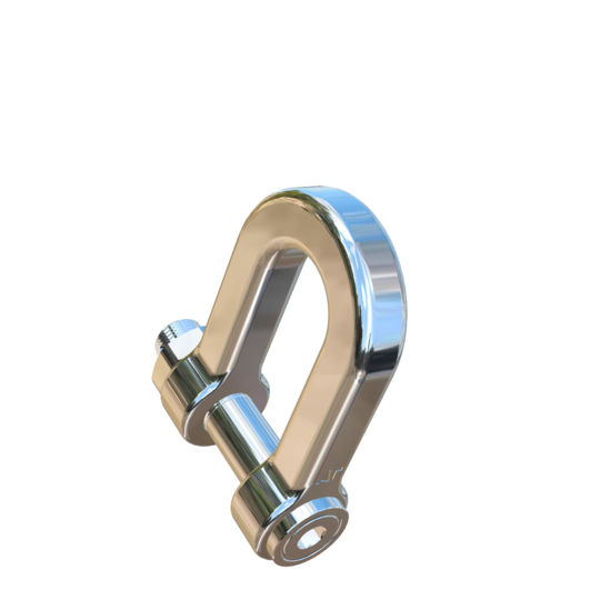 Titanium Allied Titanium Anchor Shackle for 3/8 inch chain with Jam nut and safety hole for cotter pin