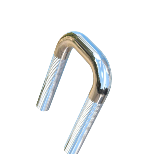 Titanium Allied Titanium U-Bolt, Square Bend, 1/2-20 UNF X 1-9/16 I.D. X 3 Inside Length