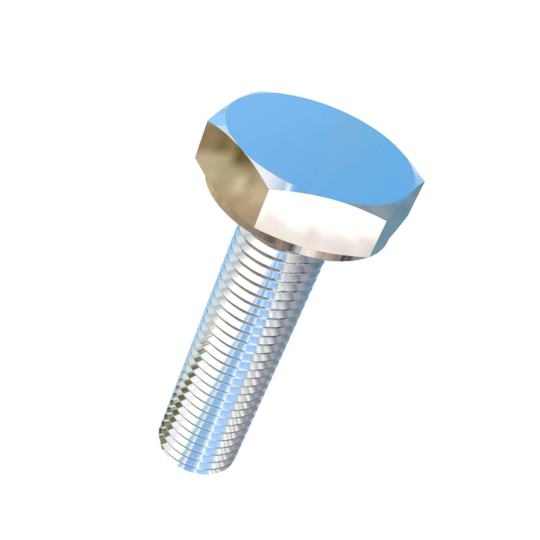 Titanium M1.6-0.2 Pitch X 6mm Allied Titanium Hex Head Bolt (No Dimple)