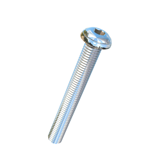 Titanium M10-1.5 Pitch X 80mm Button Head Socket Drive Allied Titanium Machine Screw