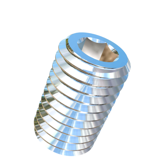 Titanium M12-1.75 Pitch X 20mm Allied Titanium Set Screw, Socket Drive with Cup Point