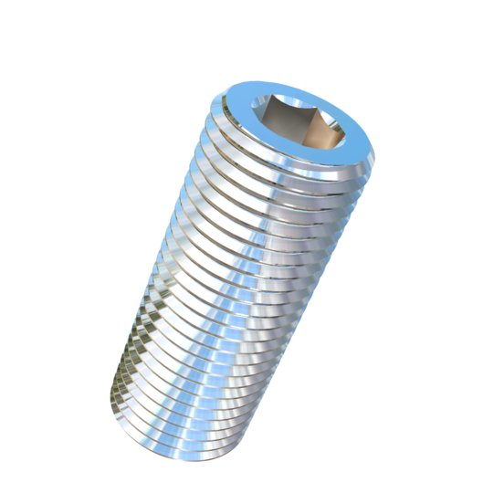 Titanium M20-2 Pitch X 50mm Allied Titanium Set Screw, Socket Drive with Flat Point