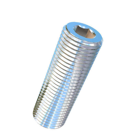 Titanium M20-2 Pitch X 60mm Allied Titanium Set Screw, Socket Drive with Cup Point