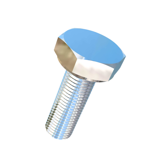 Titanium M3-0.35 Pitch X 9mm Allied Titanium Hex Head Bolt (No Dimple)