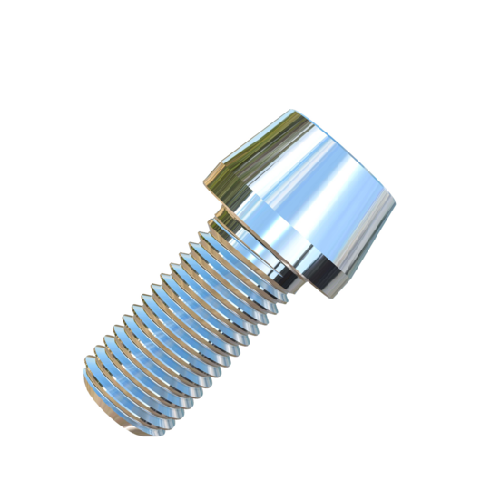 Titanium M6-0.75 Pitch X 12mm Allied Titanium Taper Head Socket Drive Machine Screw