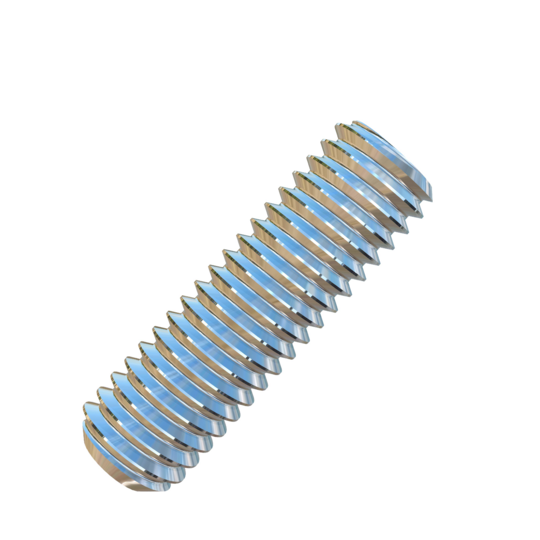 Titanium M6-1 Pitch X 20mm Allied Titanium Set Screw, Socket Drive with Cup Point