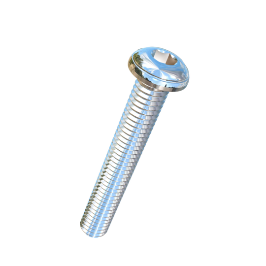 Titanium M6-1 Pitch X 40mm Button Head Socket Drive Allied Titanium Machine Screw