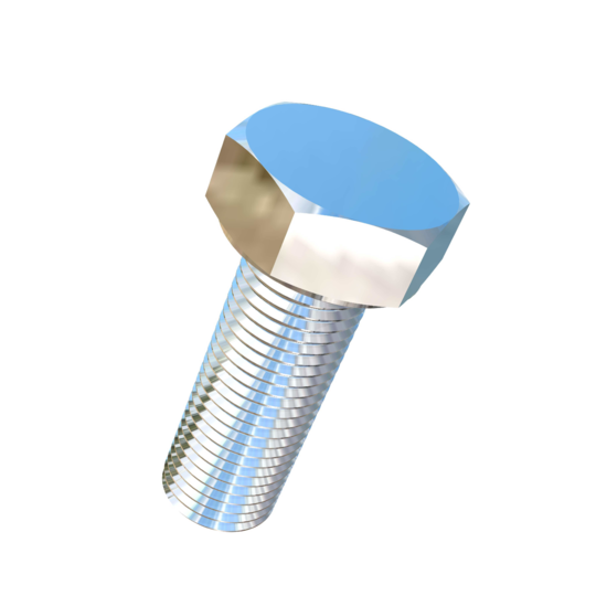 Titanium M7-0.75 Pitch X 19mm Allied Titanium Hex Head Bolt (No Dimple)