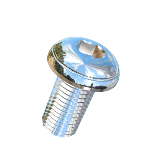 Titanium M8-1 Pitch X 16mm Button Head Socket Drive Allied Titanium Machine Screw