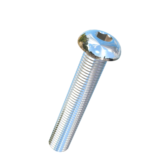 Titanium M8-1 Pitch X 45mm Button Head Socket Drive Allied Titanium Machine Screw