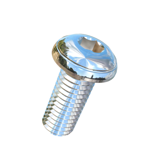 Titanium M8-1.25 Pitch X 20mm Button Head Socket Drive Allied Titanium Machine Screw